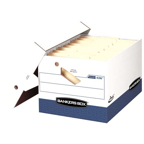 Bankers Box® Presto™ with Ergonomic Handles - Letter/Legal